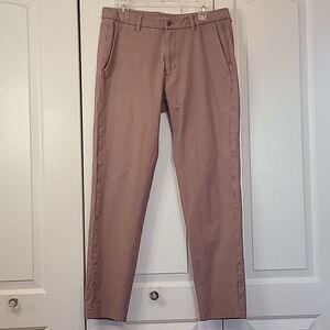 Lululemon Commission Classic-Fit Pants *Warpstreme Light Mauve Size 34